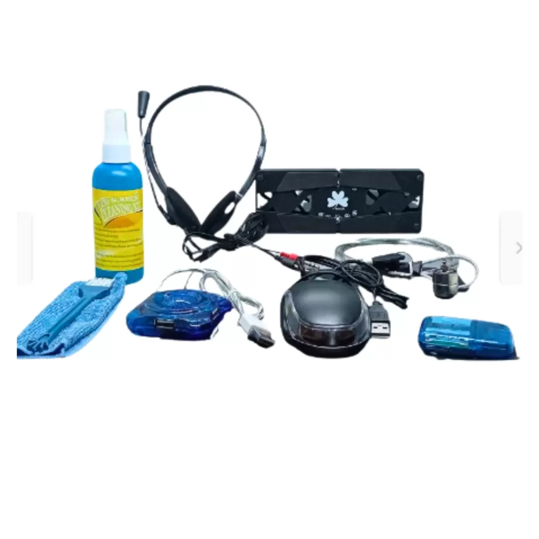 Kit de Limpieza y Seguridad K1 para Notebook - 8 Accesorios Esenciales
